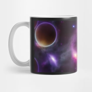 Seamless Stellar Cosmos Texture Patterns V Mug